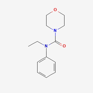 molecular formula C13H18N2O2 B5534412 N-ethyl-N-phenylmorpholine-4-carboxamide 