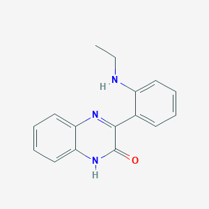 molecular formula C16H15N3O B5535003 3-[2-(ethylamino)phenyl]-1H-quinoxalin-2-one 