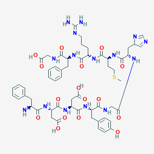 molecular formula C56H73N15O16S B055357 Drosulfakinin 1 CAS No. 117457-90-6