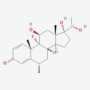molecular formula C22H31FO4 B055358 20-Dihydrofluorometholone CAS No. 114260-36-5