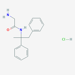 molecular formula C17H21ClN2O B055360 Remacemide Hydrochloride CAS No. 111686-79-4