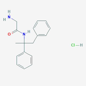 molecular formula C17H21ClN2O B055360 Remacemide hydrochloride CAS No. 111686-79-4