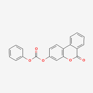 molecular formula C20H12O5 B5536112 (6-oxobenzo[c]chromen-3-yl) phenyl carbonate 