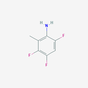molecular formula C7H6F3N B055363 3,4,6-Trifluoro-2-methylaniline CAS No. 119916-20-0
