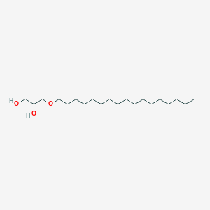 molecular formula C20H42O3 B055366 3-Heptadecoxypropane-1,2-diol CAS No. 113817-63-3