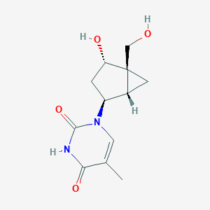 molecular formula C12H16N2O4 B055372 North-methanocarbathymidine CAS No. 156126-12-4
