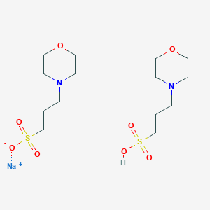 molecular formula C7H14NNaO4S B055374 MOPS sodium salt CAS No. 117961-20-3