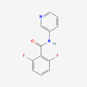molecular formula C12H8F2N2O B5537810 2,6-DIFLUORO-N-(3-PYRIDINYL)BENZAMIDE 