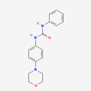 molecular formula C17H19N3O2 B5537910 1-(4-Morpholin-4-ylphenyl)-3-phenylurea 