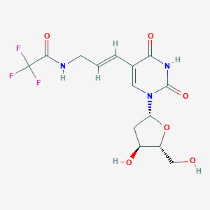 molecular formula C14H16F3N3O6 B055383 TFA-aa-dU CAS No. 115794-55-3