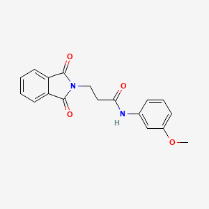 3-(1,3-dioxo-1,3-dihydro-2H-isoindol-2-yl)-N-(3-methoxyphenyl)propanamide