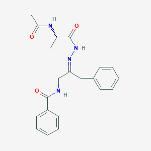 molecular formula C21H24N4O3 B055390 Bzpheal-ala CAS No. 120411-99-6