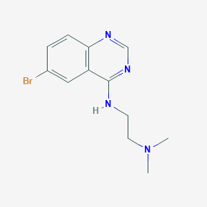 molecular formula C12H15BrN4 B5539091 {2-[(6-Bromoquinazolin-4-yl)amino]ethyl}dimethylamine 