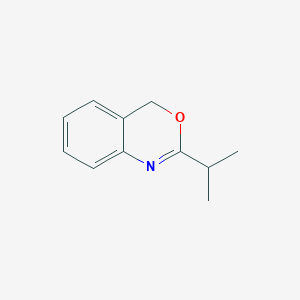 B055393 2-Isopropyl-4H-3,1-benzoxazine CAS No. 115975-92-3