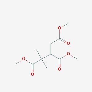 molecular formula C11H18O6 B055398 Trimethyl 3-methylbutane-1,2,3-tricarboxylate CAS No. 114701-91-6