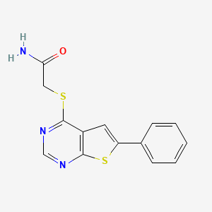 molecular formula C14H11N3OS2 B5540012 MFCD03622271 