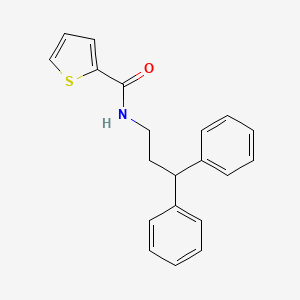 molecular formula C20H19NOS B5540042 N-(3,3-diphenylpropyl)thiophene-2-carboxamide 