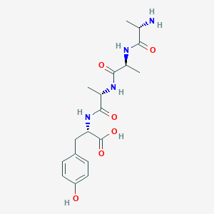 molecular formula C18H26N4O6 B055401 H-Ala-Ala-Ala-Tyr-OH CAS No. 112079-60-4