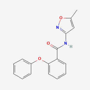 molecular formula C17H14N2O3 B5540454 N-(5-methyl-1,2-oxazol-3-yl)-2-phenoxybenzamide 