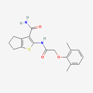 molecular formula C18H20N2O3S B5540834 MFCD01911646 