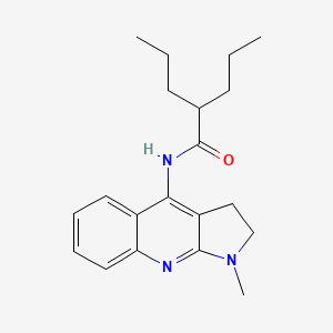 molecular formula C20H27N3O B5541093 N-(1-methyl-2,3-dihydro-1H-pyrrolo[2,3-b]quinolin-4-yl)-2-propylpentanamide 