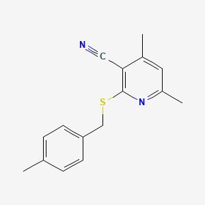 molecular formula C16H16N2S B5541181 MFCD02226662 