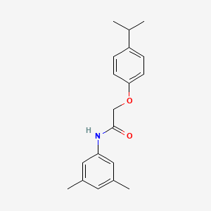 molecular formula C19H23NO2 B5541670 N-(3,5-dimethylphenyl)-2-(4-propan-2-ylphenoxy)acetamide 