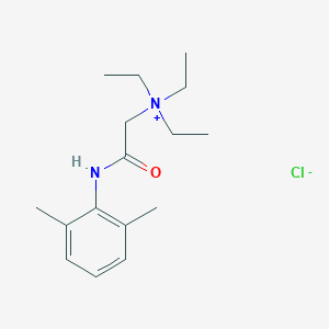 molecular formula C16H27ClN2O B005542 N-(2,6-Dimethylphenylcarbamoylmethyl)triethylammonium chloride CAS No. 5369-03-9