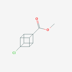 molecular formula C10H9ClO2 B055422 Methyl 4-chlorocubanecarboxylate CAS No. 122200-62-8