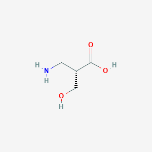 molecular formula C4H9NO3 B554239 (S)-3-amino-2-(hydroxymethyl)propanoic acid CAS No. 930784-11-5