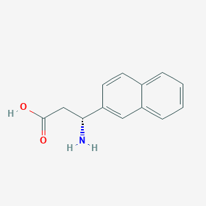 molecular formula C13H13NO2 B554241 (R)-3-氨基-3-(2-萘基)-丙酸 CAS No. 786637-72-7