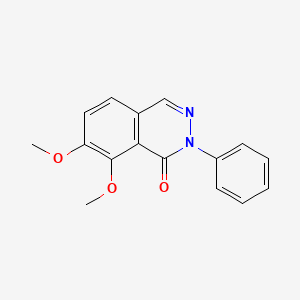 molecular formula C16H14N2O3 B5542472 7,8-dimethoxy-2-phenylphthalazin-1(2H)-one 