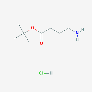molecular formula C8H18ClNO2 B554248 tert-Butyl 4-aminobutanoate hydrochloride CAS No. 58640-01-1
