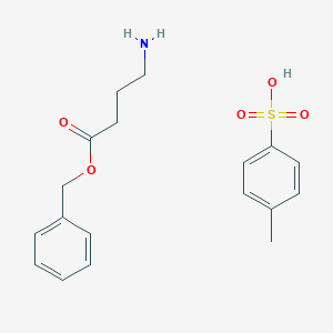 molecular formula C18H23NO5S B554249 Benzyl 4-aminobutanoate 4-methylbenzenesulfonate CAS No. 26727-22-0