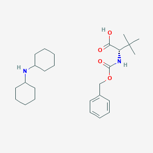 molecular formula C26H42N2O4 B554268 Dicyclohexylamine (S)-2-(((benzyloxy)carbonyl)amino)-3,3-dimethylbutanoate CAS No. 62965-37-1
