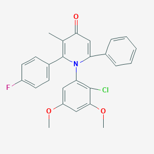 molecular formula C26H21ClFNO3 B055427 Ikp 104 CAS No. 114231-14-0