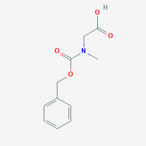 molecular formula C11H13NO4 B554275 glycine, N-methyl-N-[(phenylmethoxy)carbonyl]- CAS No. 39608-31-6