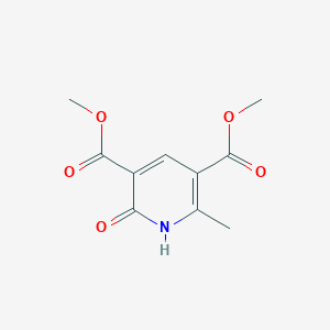 molecular formula C10H11NO5 B5542789 3,5-DIMETHYL 6-METHYL-2-OXO-1,2-DIHYDROPYRIDINE-3,5-DICARBOXYLATE 