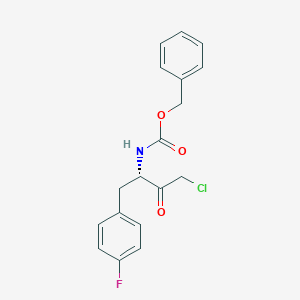 molecular formula C18H17ClFNO3 B554282 Z-L-p-Fluoro-Phe-chloromethylketone CAS No. 400771-48-4