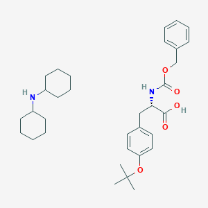 molecular formula C33H48N2O5 B554283 dicyclohexylazanium;(2S)-3-[4-[(2-methylpropan-2-yl)oxy]phenyl]-2-(phenylmethoxycarbonylamino)propanoate CAS No. 16879-90-6