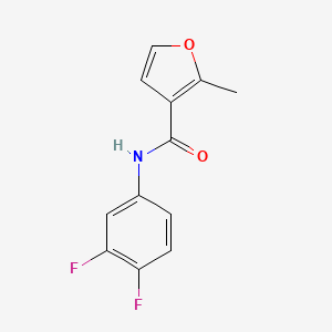 molecular formula C12H9F2NO2 B5542896 N-(3,4-difluorophenyl)-2-methylfuran-3-carboxamide 