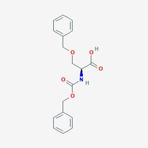 molecular formula C18H19NO5 B554297 N-(benzyloxycarbonyl)-O-benzyl-L-serine CAS No. 20806-43-3