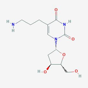 molecular formula C12H19N3O5 B055433 5-(3-Aminopropyl)-2'-deoxyuridine CAS No. 118573-62-9