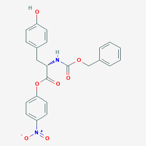 molecular formula C23H20N2O7 B554334 (S)-4-硝基苄基 2-(((苄氧羰基)氨基)-3-(4-羟基苯基)丙酸酯 CAS No. 3556-56-7