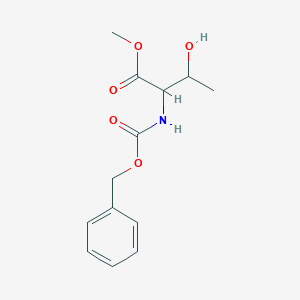 molecular formula C13H17NO5 B554339 (2S,3R)-Methyl 2-(((benzyloxy)carbonyl)amino)-3-hydroxybutanoate CAS No. 57224-63-2
