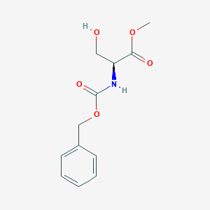 molecular formula C12H15NO5 B554345 N-Cbz-L-serine Methyl Ester CAS No. 1676-81-9