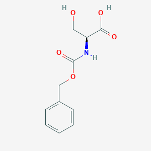 molecular formula C11H13NO5 B554347 N-carbobenzoxy-serine CAS No. 1145-80-8