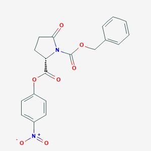 molecular formula C19H16N2O7 B554349 Z-Pyr-ONp CAS No. 40356-52-3