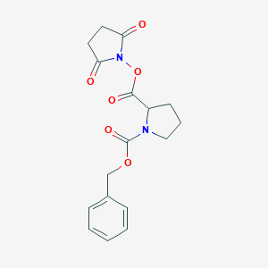 molecular formula C17H18N2O6 B554352 Z-Pro-OSu CAS No. 3397-33-9