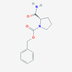 molecular formula C13H16N2O3 B554354 (s)-Benzyl 2-carbamoylpyrrolidine-1-carboxylate CAS No. 34079-31-7